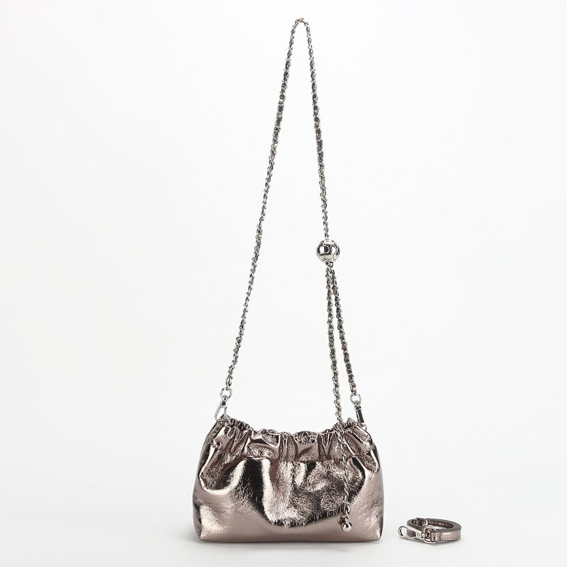 Women's Folds Cloud Style Chain Simple Fashion Armpit Bags