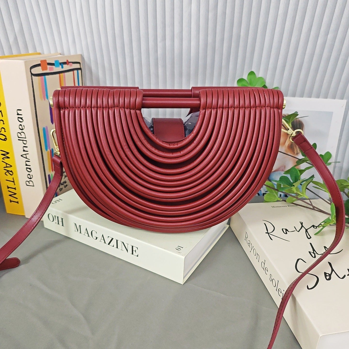 Woven Female Clutch Fashion Personality Trend Senior Handbags