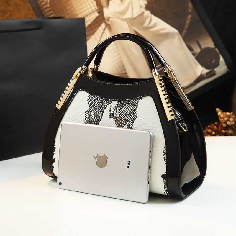 Women's Embossed Leather Fashion Banquet Mother Handbags