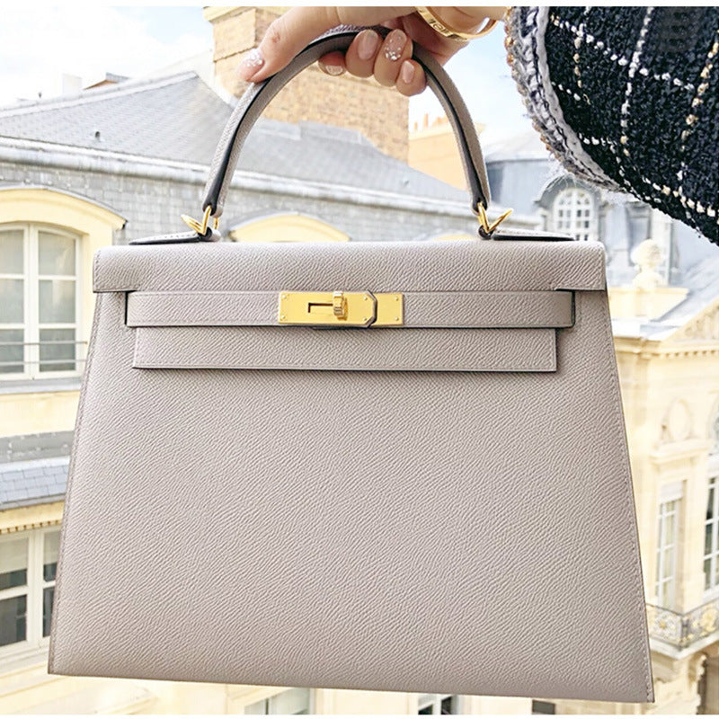 Women's Fashion Chicken Yellow Leather Kelly Bridal Shoulder Bags