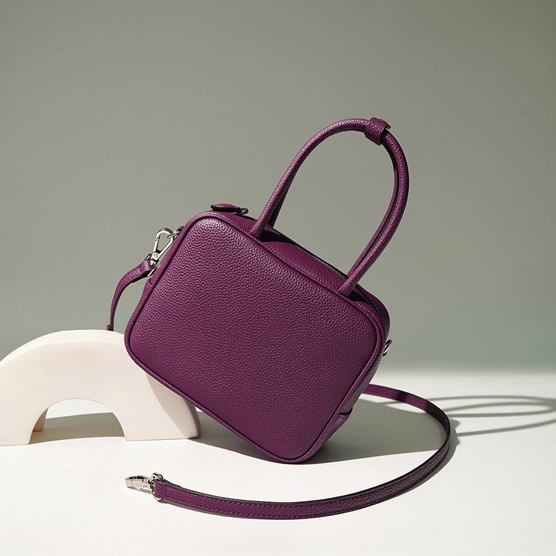 Women's Fashionable High-grade Top Layer Cowhide Commuter Handbags
