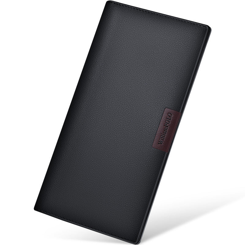 Men's Emperor Paul Thin Long Genuine Leather Men's Wallets