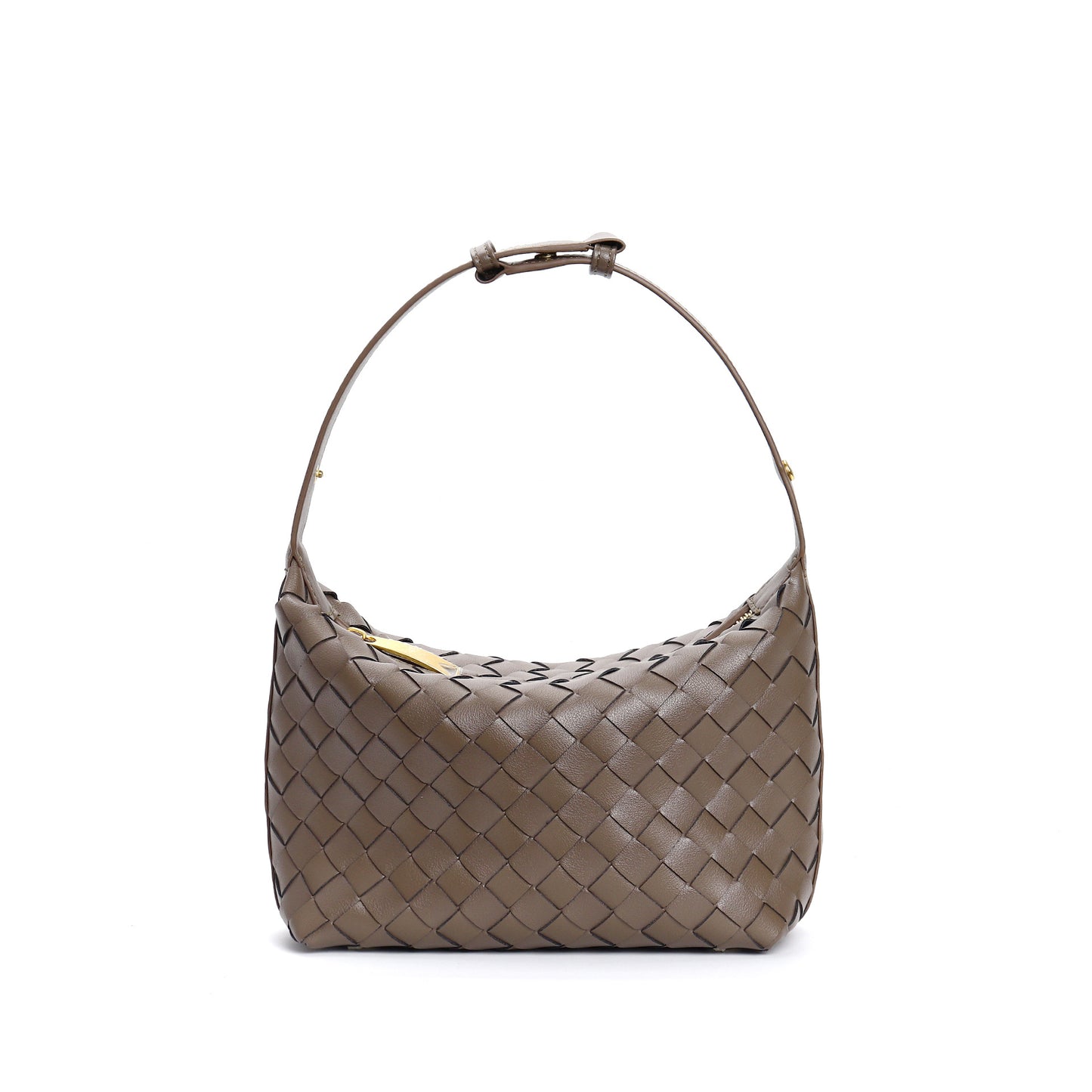 Women's Woven Dumpling Hand Niche Rhombus Single Bags