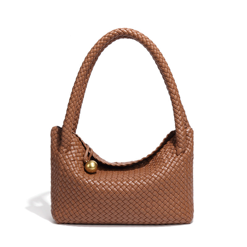 Capacity Commuter High-grade Woven Portable Soft Shoulder Bags