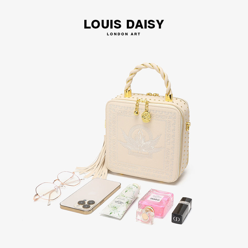 Women's Innovative Daisy Embroidered Portable High-grade Crossbody Bags