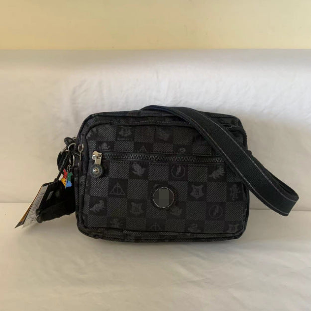 Women's Spring Monkey Urban Simple Nylon Compartment Crossbody Bags