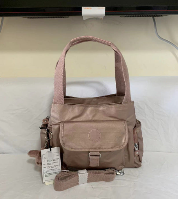 Home Monkey Nylon Simple Lightweight Portable Handbags