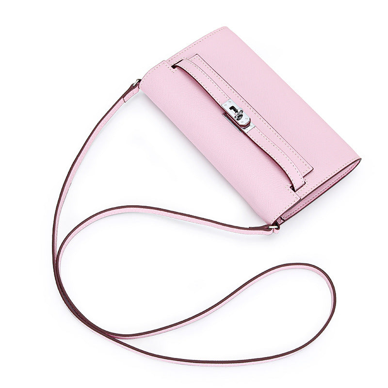 Women's High-grade Cowhide Palm Pattern Kelly Long Ladies Wallets