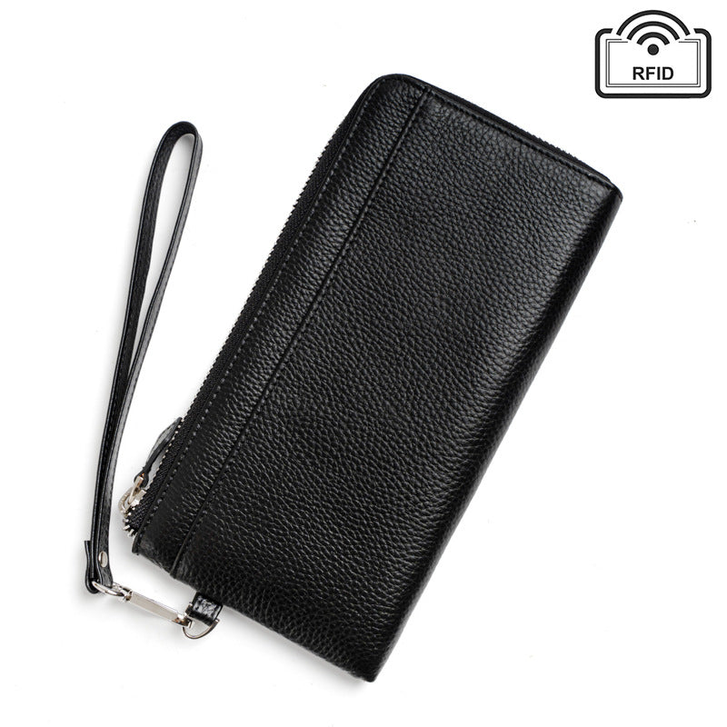Women's Fashion Leather Long Zipper Hand Carrying Ladies Wallets