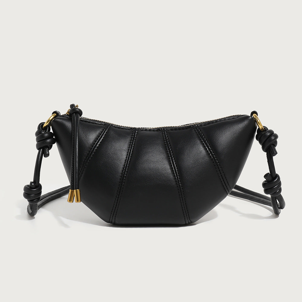 Women's Retro Dumpling Minority Fashion Croissant Crossbody Bags