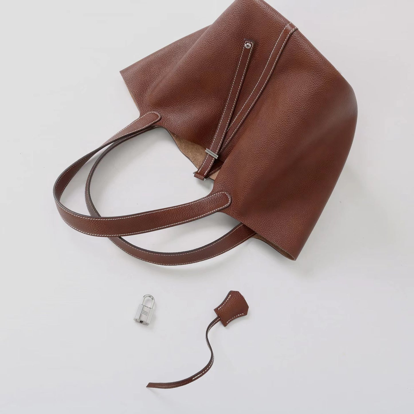 Women's Vegetable Basket Genuine Leather Large Capacity Crossbody Bags
