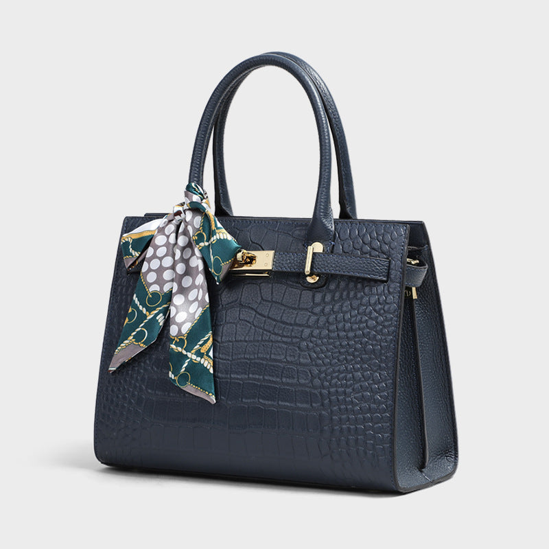 Women's Summer High-grade Large Capacity Genuine Leather Handbags