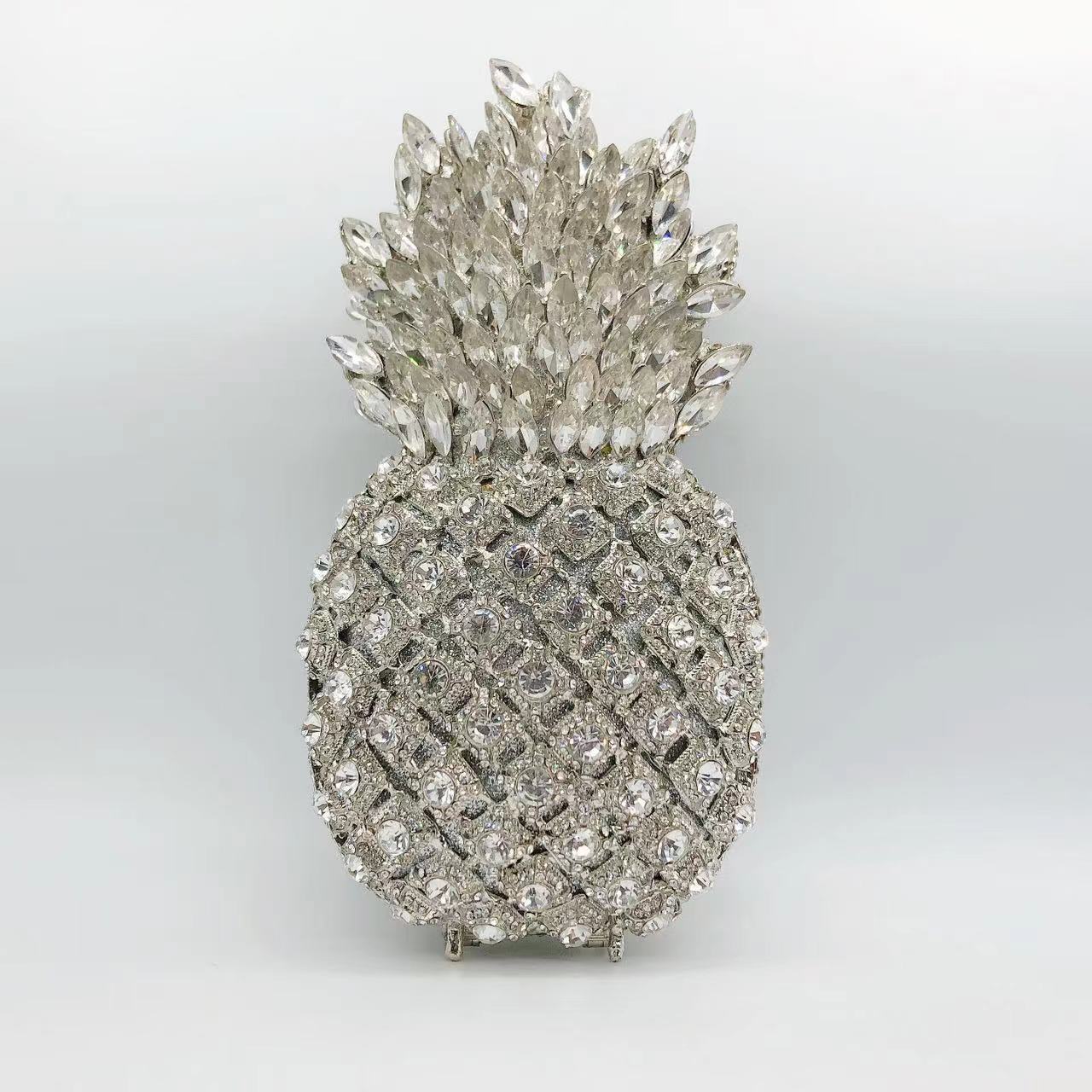 Women's Pineapple Diamond Fruit Party Banquet Full Evening Bags