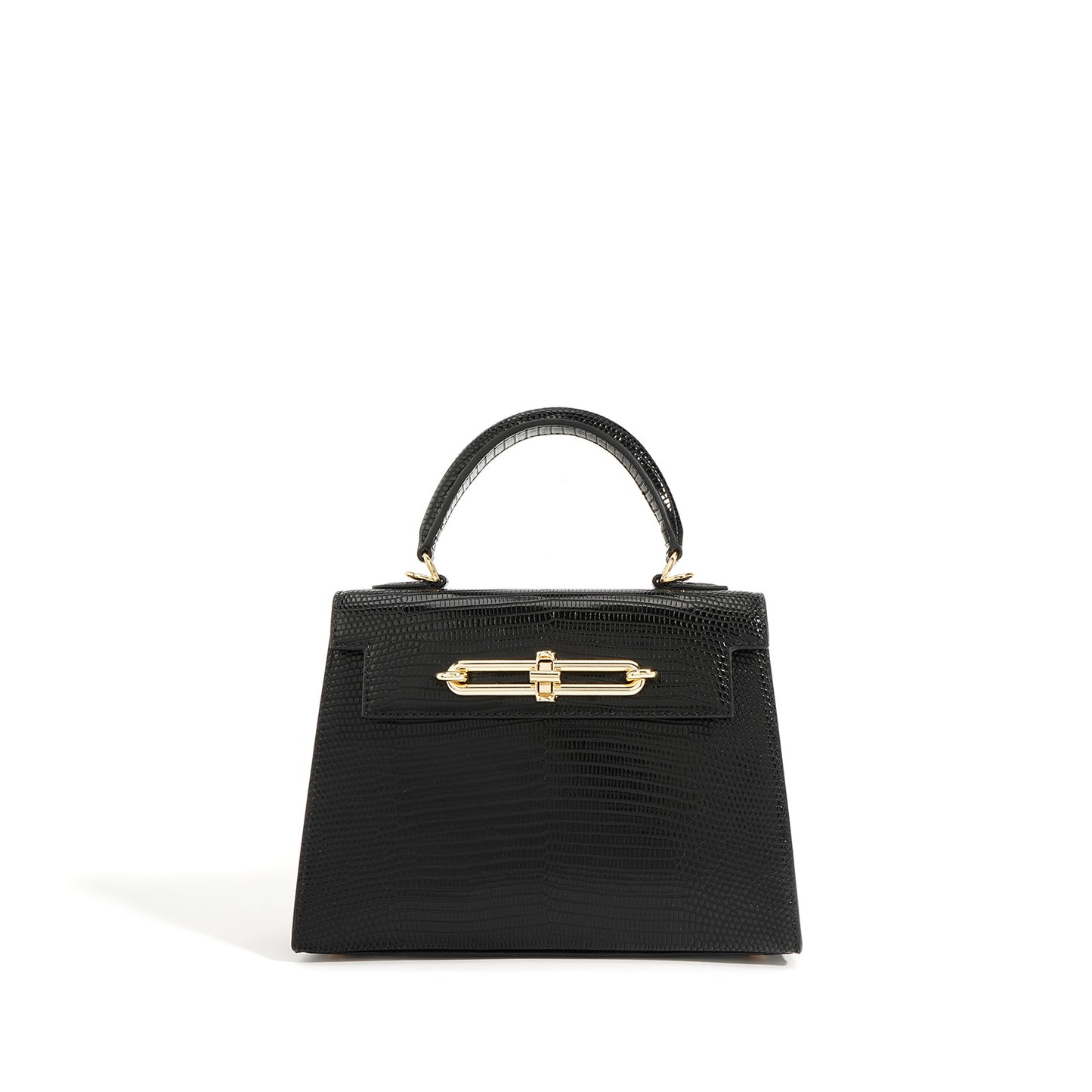 Cowhide Mini Kelly Spring Simple Commute Handbags