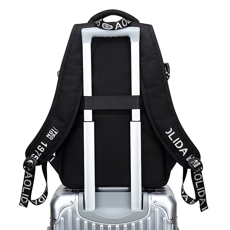 Men's Trendy Waterproof Oxford Cloth Computer Backpacks