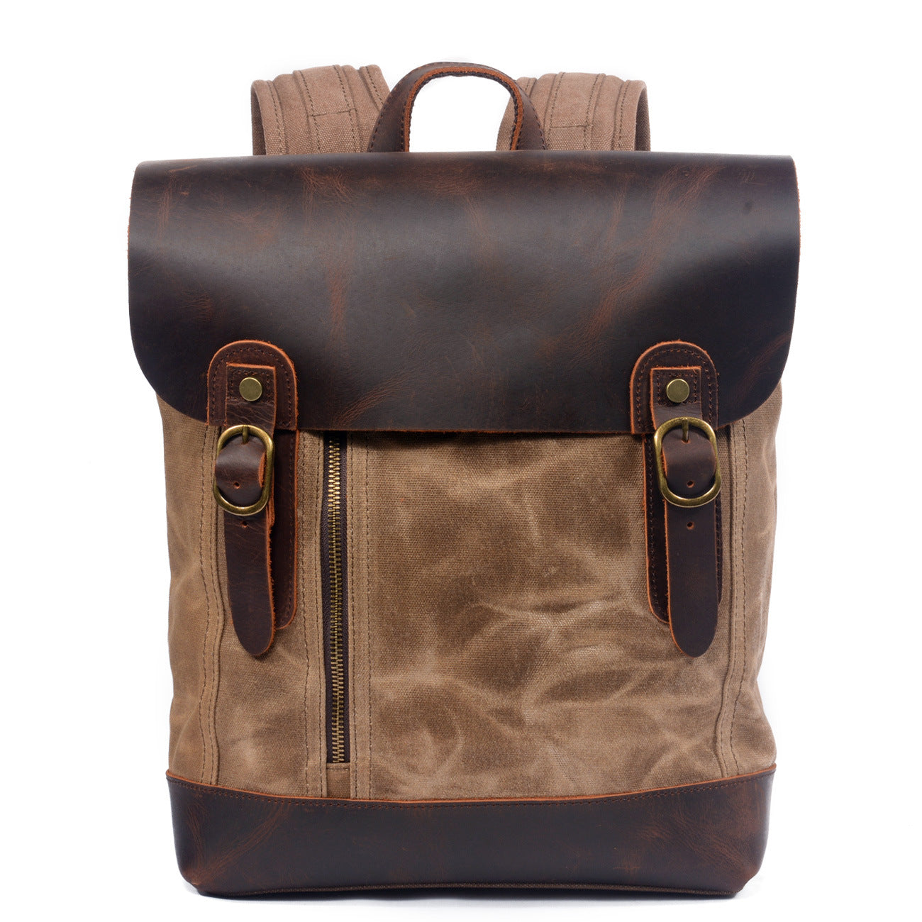 Hard Wax Canvas Waterproof For Boys Backpacks