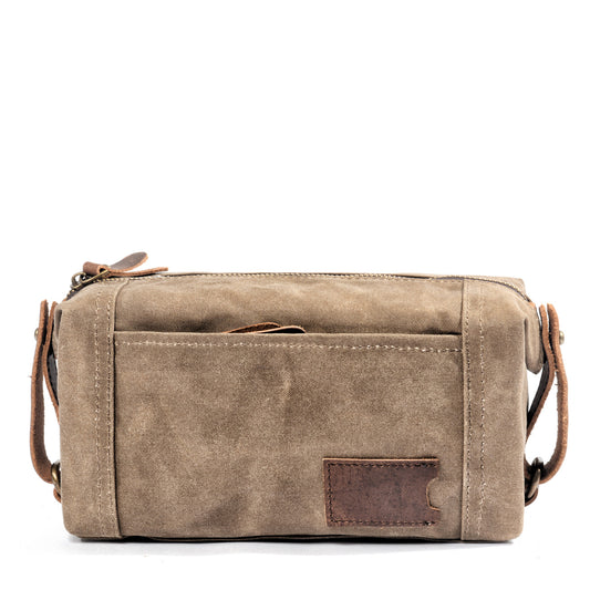 Women's & Men's Portable Business Trip Wax Canvas Size Men's Handbags