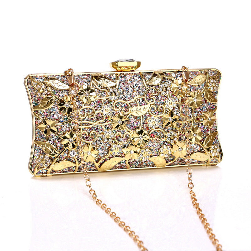 Women's Popular Graceful Dinner Luxury Metal Evening Bags