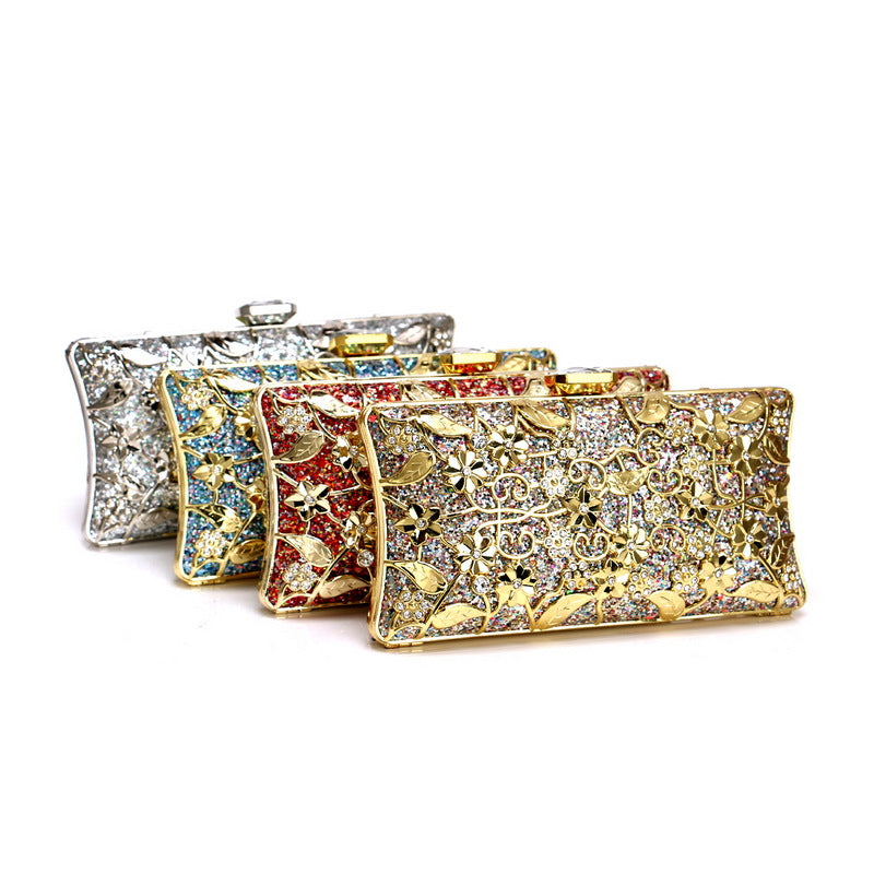 Women's Popular Graceful Dinner Luxury Metal Evening Bags
