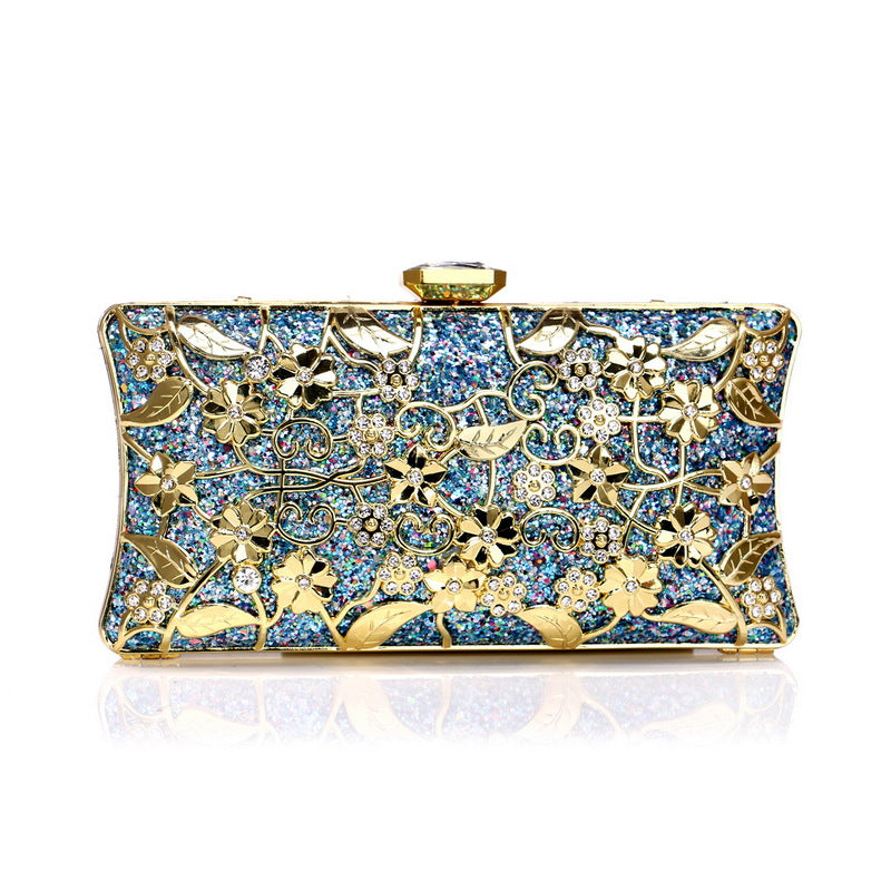 Women's Popular Graceful Dinner Luxury Metal Evening Bags