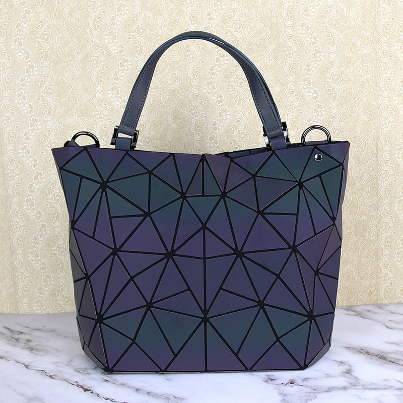 Women's Geometric Diamond Pattern Korean Style Trendy Crossbody Bags