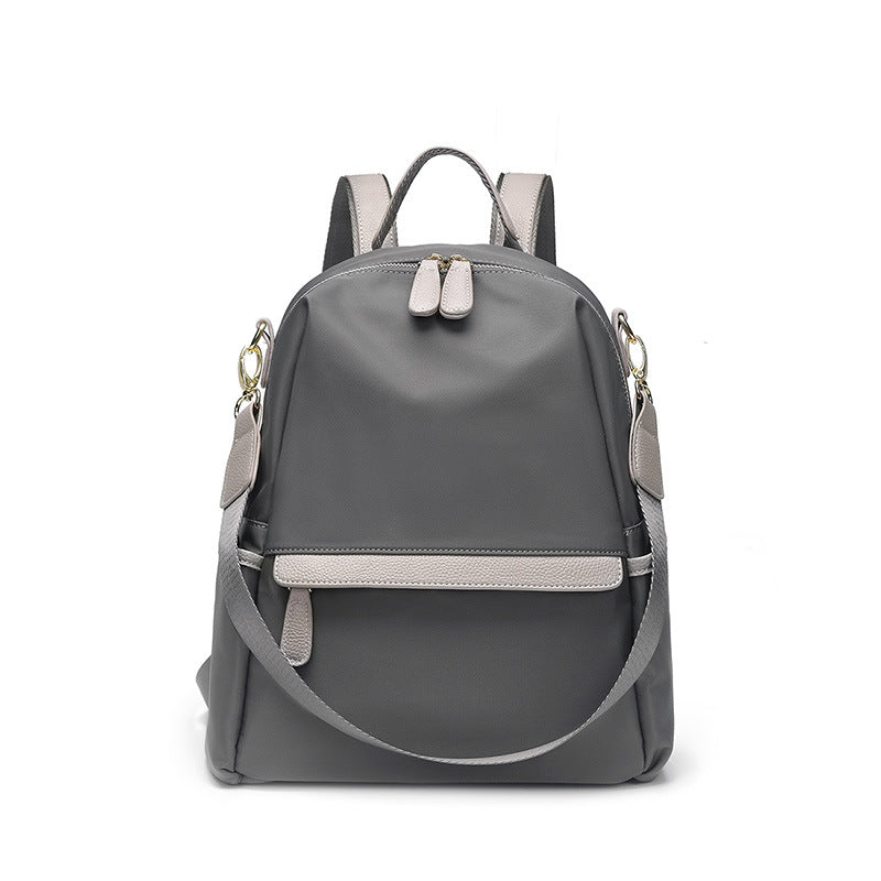 Women's Fashionable Simple Canvas Nylon Oxford Cloth Backpacks