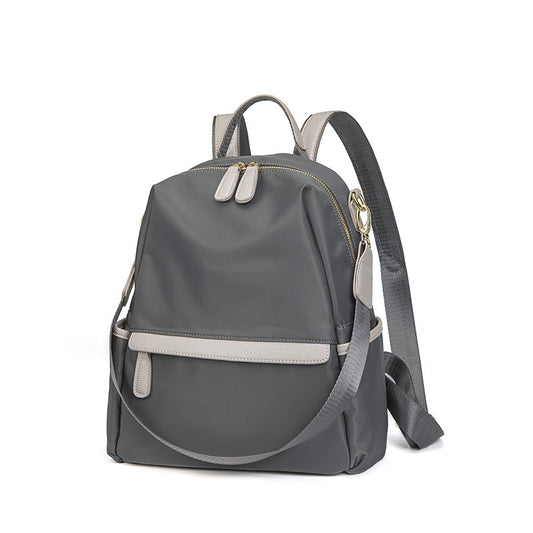 Women's Fashionable Simple Canvas Nylon Oxford Cloth Backpacks