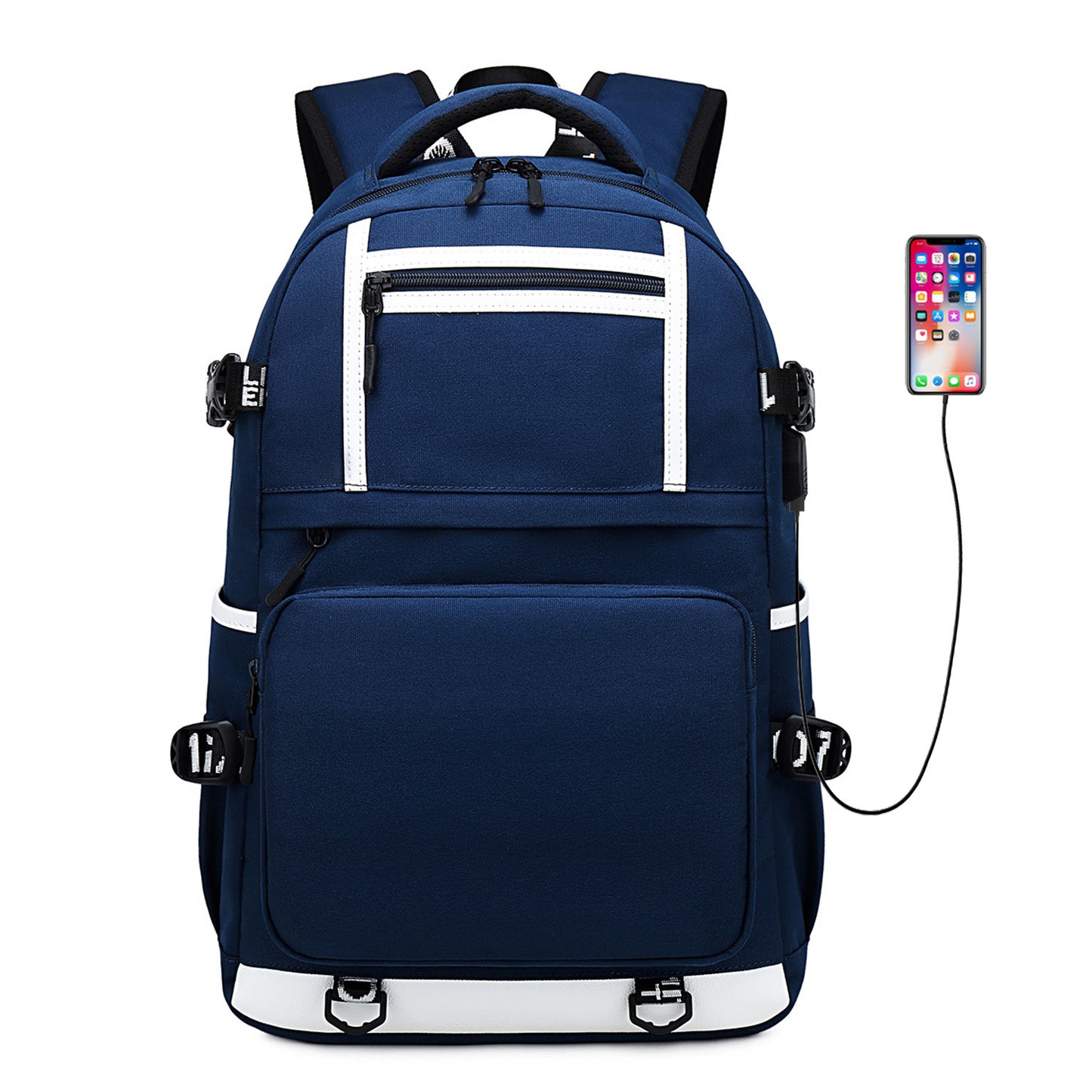 Men's Trendy Waterproof Oxford Cloth Computer Backpacks