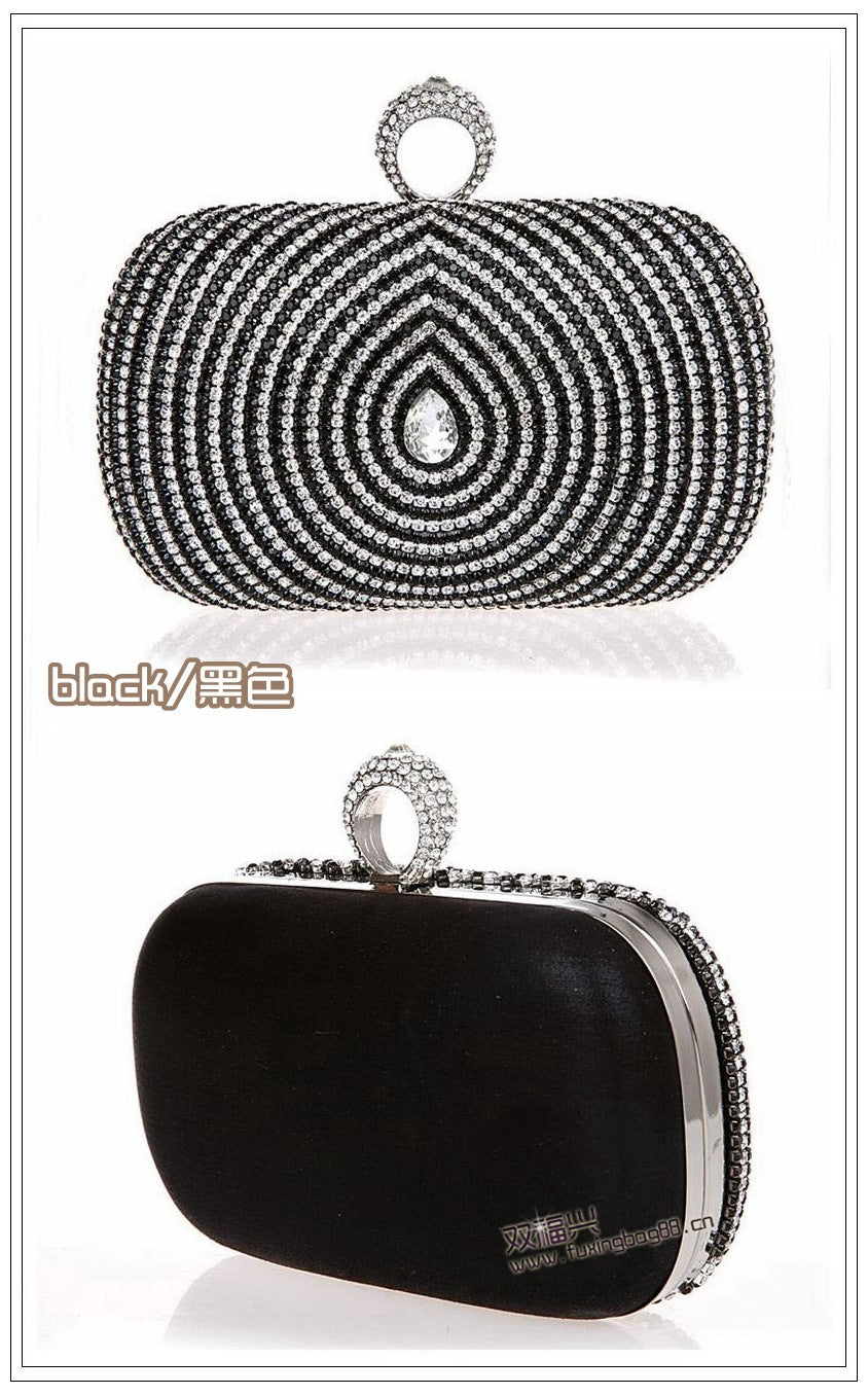 Shiny Dinner Boutique Rhinestone Fashion Mini Bags