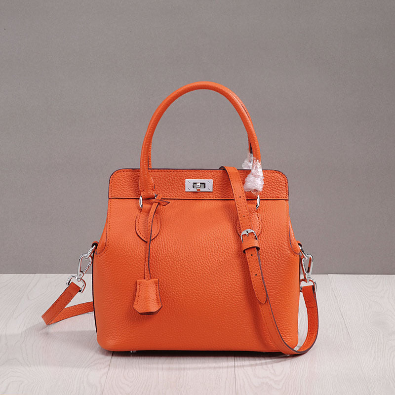 Women's Top Layer Cowhide Fashion Large Capacity Handbags