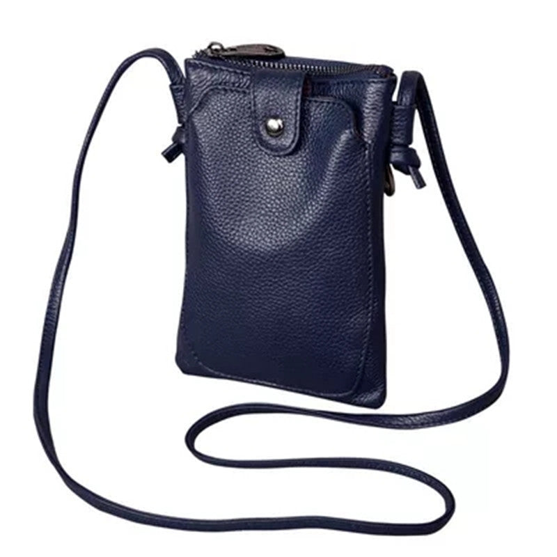 Women's Top Layer Leather Fashion Mini Shoulder Bags