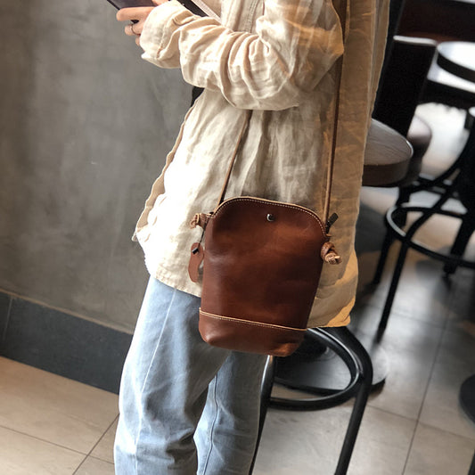 Women's Handmade Summer For Soft Genuine Leather Crossbody Bags