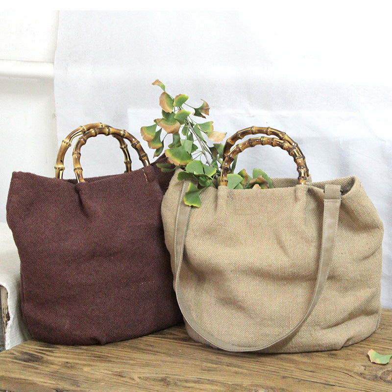 Women's Retro Linen Single Room Cloth Coarse Bags
