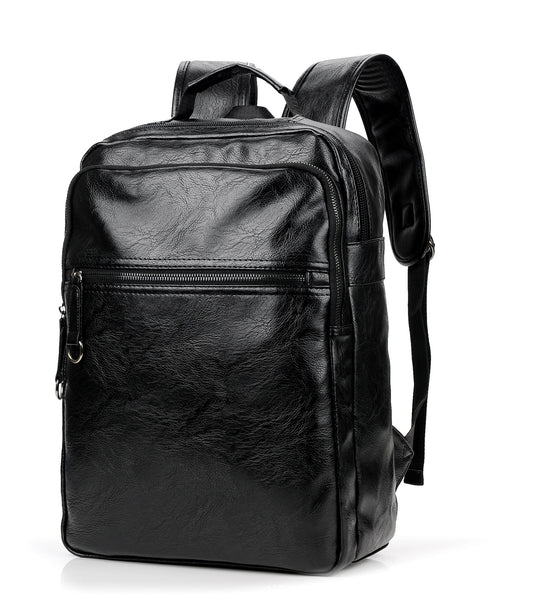 Spring Korean Style Man Pair Solid Backpacks