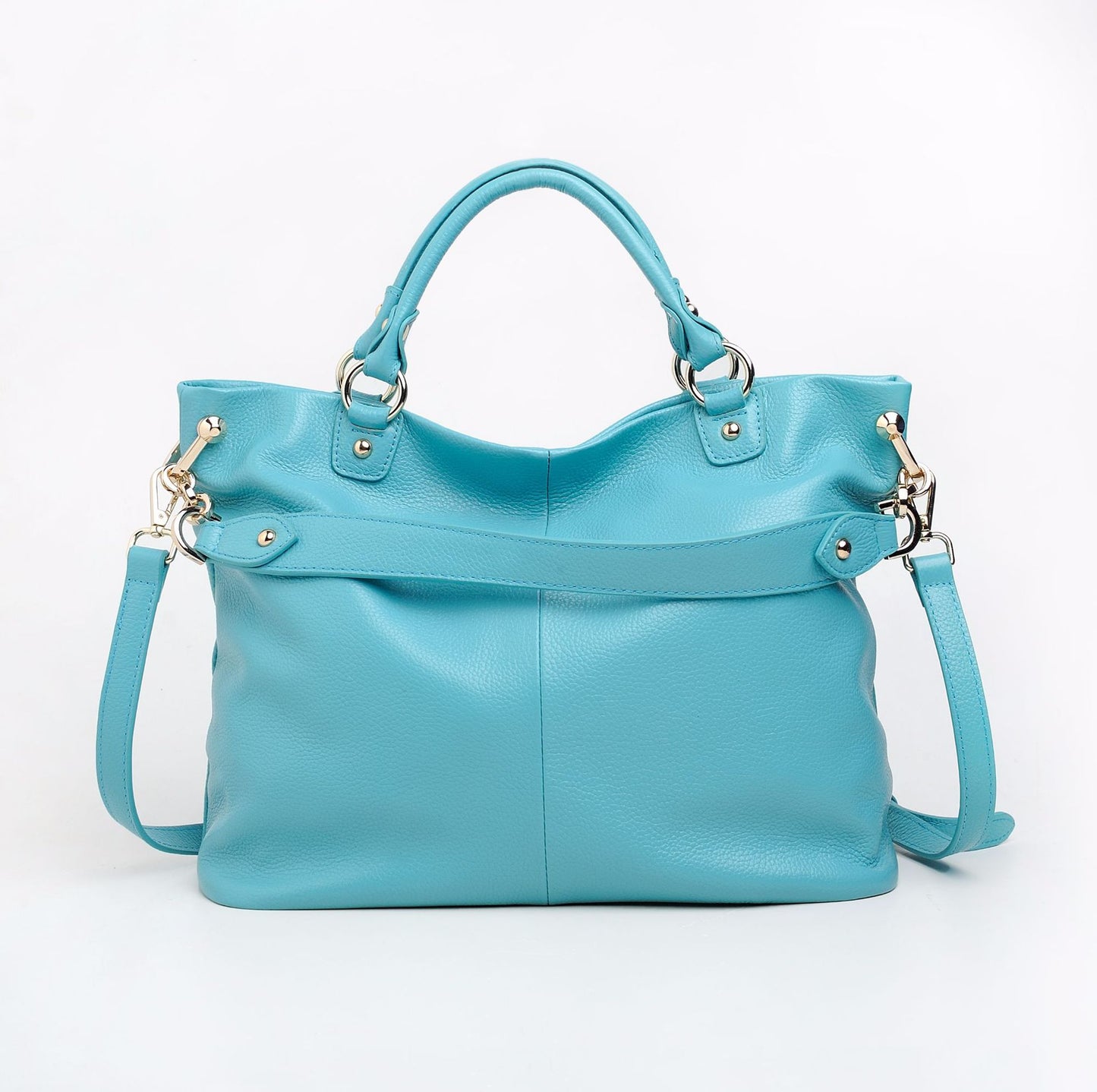 Women's Trendy Head Layer Cattlehide Leather Fashion Shoulder Bags