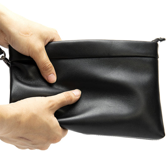 Men's Leather Clutch Business Simplicity Envelope Natural Men's Handbags