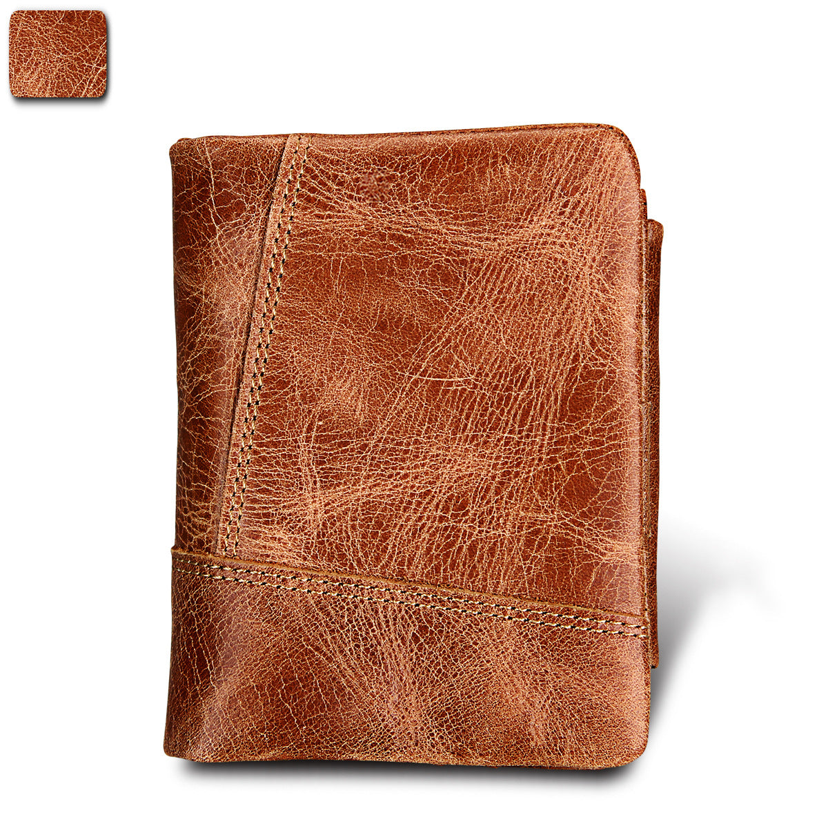 Men's Stylish Slouchy Leather Multifunctional Swiping Men's Wallets