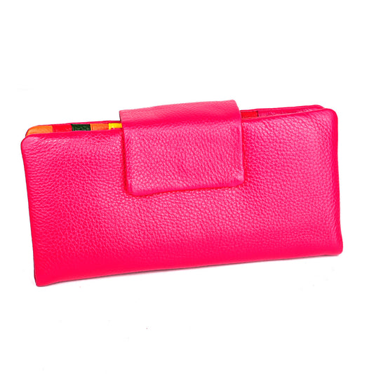 Women's Glamorous Elegant Long Reverse Color Ladies Wallets