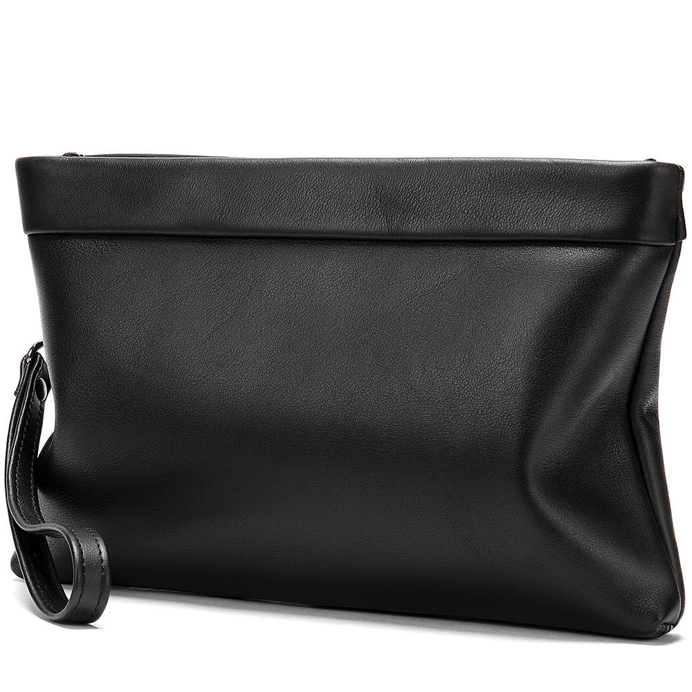 Men's Leather Clutch Business Simplicity Envelope Natural Men's Handbags