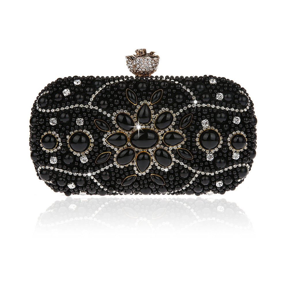 Retro Beaded Shell Pearl Dinner Exquisite Evening Bags