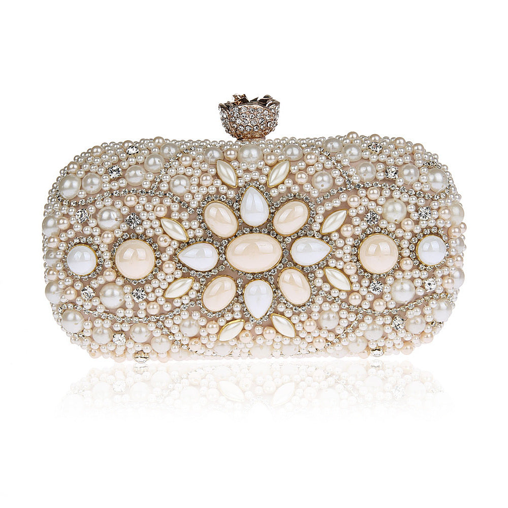 Retro Beaded Shell Pearl Dinner Exquisite Evening Bags