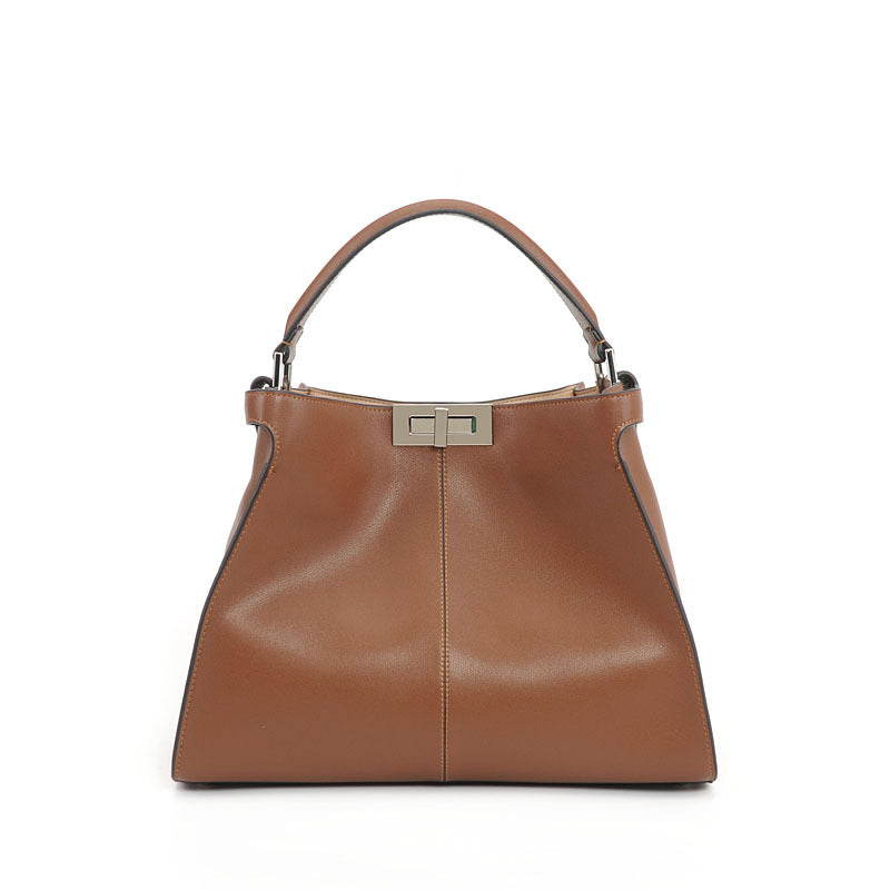 Women's Fashion Genuine Leather Large Capacity Broadband Bags
