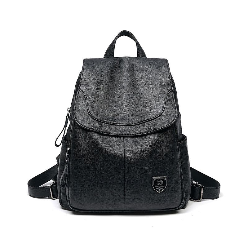 Female Korean Style Fashion Simple Soft Backpacks
