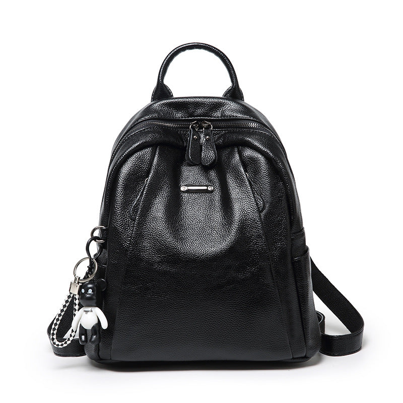 Women's Trendy Korean Fashionable Large Capacity Soft Backpacks