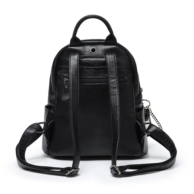 Women's Trendy Korean Fashionable Large Capacity Soft Backpacks