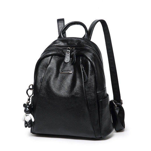 Women's Trendy Korean Fashionable Large Capacity Soft Backpacks