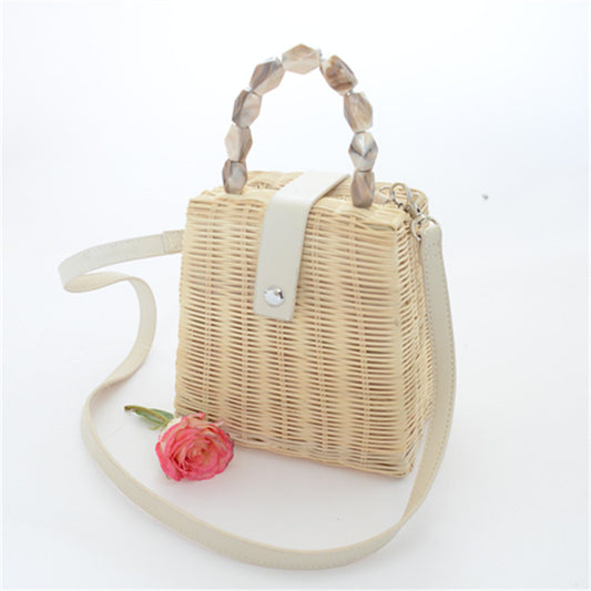 Women's Rattan Straw Hand-woven Holiday Fashion Bags