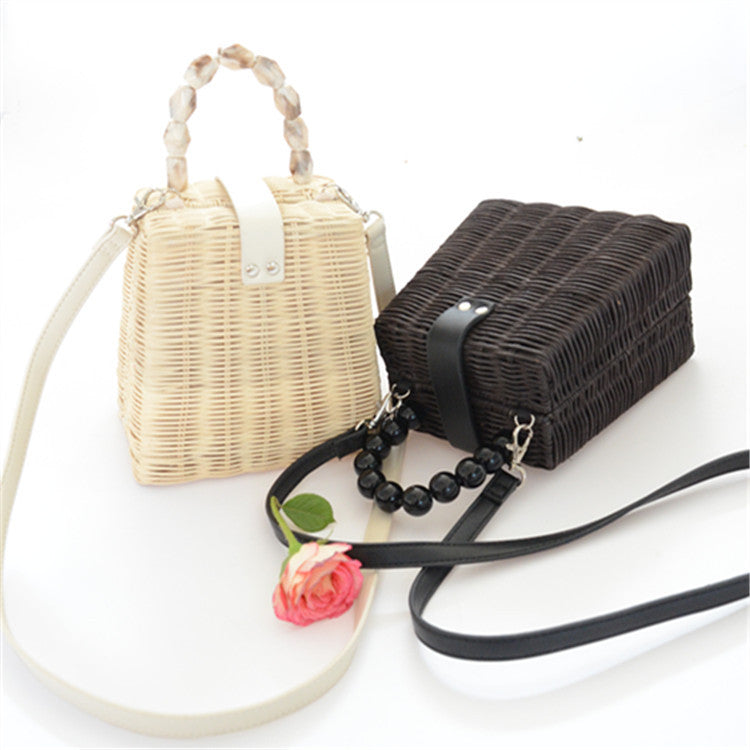 Women's Rattan Straw Hand-woven Holiday Fashion Bags