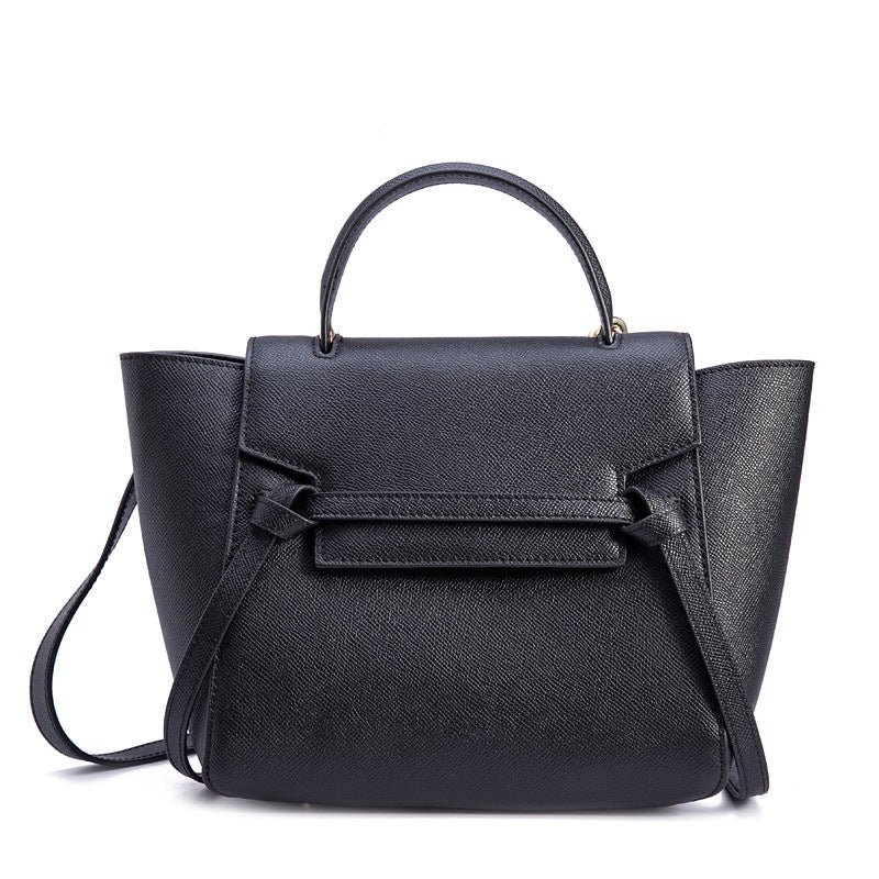 Women's Hand Palm Print Genuine Leather Catfish Shoulder Bags