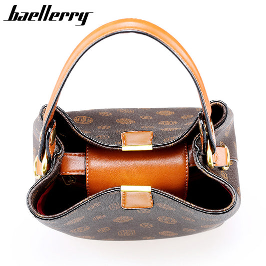 Women's Durable Plaid Portable Fashion Printed Handbags